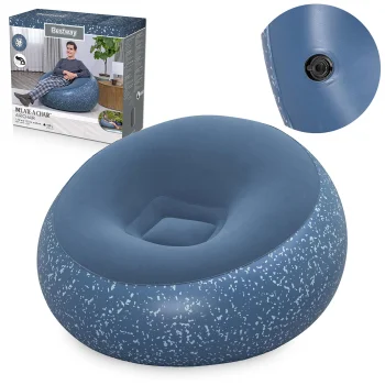 Bestway 75154 piepūšamais atpūtas krēsls 112x112 cm