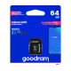 Atmiņas karte Goodram 64 GB microSDXC Class 10 UHS-I 30 / 15 MB/s ar adapteri