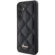Guess Samsung Galaxy S23 FE vāciņš Quilted Metal Logo, melns