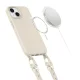 Tech-Protect iPhone 14 vāciņš MagNecklace MagSafe, bēšs