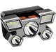 LED XPE galvas lukturis ar 9 diodēm, 800 lm, 600 mAh