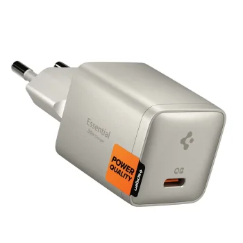 Spigen Essential EE301EU 30W tīkla lādētājs (1 ports), Titāna