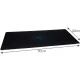 Dunmoon 24274 XXL spēļu peles paliktnis, 90x40 cm, melns/zils