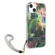Guess Flower Strap Vāciņš iPhone 13 mini, Zils