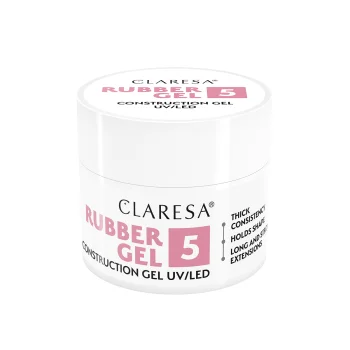 Claresa Rubber Gel Nagu Būvējošais Gels, Tonis 5, 12 g