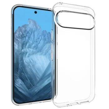 Gogole Pixel 9 / 9 Pro Ultraslim TPU Case Cover, Transparent | Caurspīdīgs Silikona Vāciņš Maciņš Apvalks Bampers