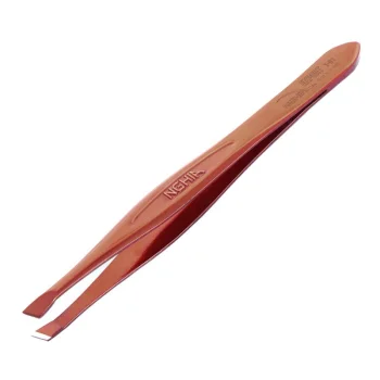 Nghia Export T-01 slīpa kosmētikas pincete, brūna