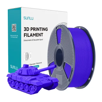 3D printera kvēldiegs Sunlu PLA+ High-Speed 1.75 mm, zils