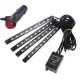 RGB LED auto salona apgaismojums 4x9 ar tālvadības pulti