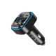 FM raidītājs un auto lādētājs XO BCC08 Bluetooth MP3 3.1A, melns