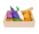 Bērnu Rotaļu Koka Griežamie Dārzeņi Komplekts ar Kasti Z23543 | Wooden Cutting Vegetables Set