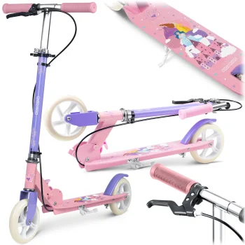 Ricokids Kodi bērnu skrejritenis, 145 mm riteņi, rozā