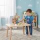 Ecotoys koka kafijas automāts un veikaliņš bērniem 2-in-1, 26 piederumi