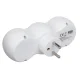 Maclean MCE339 E Sadalītājs ar 2 Ligzdām un USB A/C
