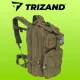 Trizand 00023243 militārā stila mugursoma, 26L, zaļa