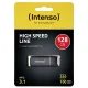 USB zibatmiņa Intenso High Speed Line 128 GB USB 3.1, melna/dzeltena