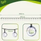 Gardlov 00024008 Saules Bateriju Virtene 7m IP44 Silti Balta