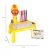 Zīmēšanas Projektora Galds - Žirafe - Dzeltenā krāsā l Drawing Projector Table - Giraffe - Yellow