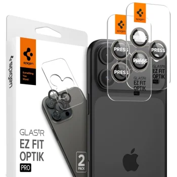 Spigen Optik.tR kameras aizsargstikls iPhone 14/15 Pro/Pro Max