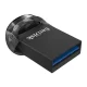 USB zibatmiņa SanDisk Ultra Fit 128 GB USB 3.1, melna