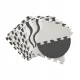 4Fizjo 719 Saliekams putu puzles paklājiņš bērniem, 120 x 120 cm, pelēks/zils