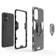 Vāciņš OnePlus Nord N20 5G Ring Armor, hibrīda ar gredzenu, melns