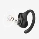 Belkin SoundForm Clearfit bezvadu atvērtā tipa austiņas, melnas