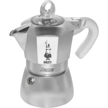 Bialetti Dama Pure Ice 3 Tašu Espresso Kafijas Kanna Sudraba