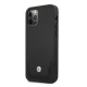 BMW iPhone 12 / 12 Pro vāciņš Leather Perforate, melns