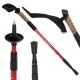 Skandināvu Nūjošana Teleskopiskās Staigāšanas Nūjas 2gab., Sarkanas | Nordic Walking Pole Set