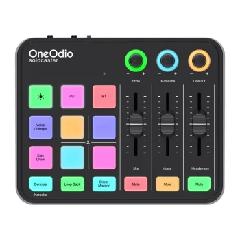 OneOdio Solocaster audio mikseris un ārējā skaņas karte