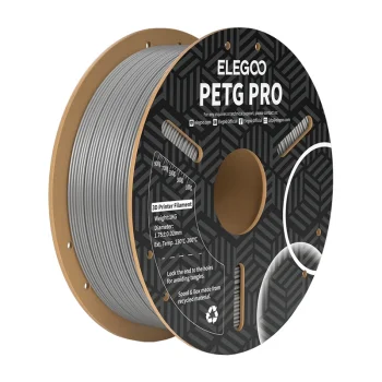 3D printera kvēldiegs ELEGOO PETG Pro 1.75mm 1kg, pelēks