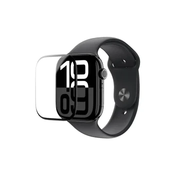 AmazingThing Radix Film aizsargplēve Apple Watch 46mm ar melnu rāmi