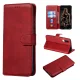 Xiaomi Mi 9 Lite / CC9 / CC9mt Classic Wallet Leather Book Case Cover, Red | Telefona Vāciņš Maciņš Apvalks...