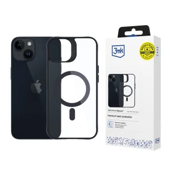 3Mk Protection Satin Armor MagCase Apple iPhone 13 / 14 vāciņš caurspīdīgs ar melnu