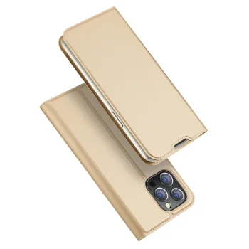 Atverams vāciņš Dux Ducis Skin Pro priekš iPhone 14 Pro, zelta