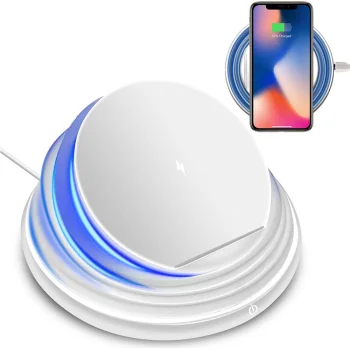 Bezvadu induktīvais lādētājs Qi Fast 10W USB-C