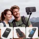Tech-Protect Kevlar Aura MagSafe vāciņš priekš iPhone 18 Pro / 17 Pro ar statīvu, Matte Black