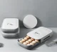 Konteiners olām, olu uzglabāšanas kaste, Balts | Egg Container Box