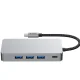 Tech-Protect HB05 9in1 USB-C centrmezgls un adapteris, pelēks