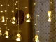 Ziemassvētku Aizkars, Virtene, Lampiņas, 138 LED, IP44, Silti Balts