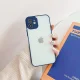 Milky Case silikona puscaurspīdīgs vāciņš telefonam Samsung Galaxy A72 4G, tumši zils