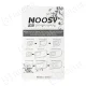 Noosa SIM karšu adapteru komplekts ar atvēršanas adatu, balts
