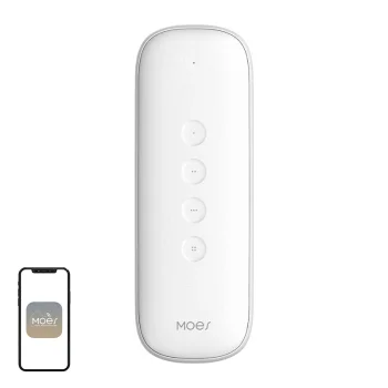 MOES ZR-SR-R01-WH ZigBee viedais scenāriju slēdzis IP55, balts