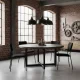 ModernHome velūra krēslu komplekts (4 gab.), melns