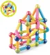 Magnētiskie Rotaļu Spēļu Bloki Bumbiņas Stienīši Konstruktors, 84 gab. | Magnetic Magic Blocks Bricks Balls