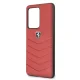 Ferrari Samsung Galaxy S20 Ultra vāciņš Heritage Quilted, sarkans