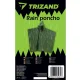 Trizand lietus pončo no PVC materiāla, zaļš