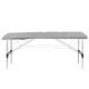 Saliekams masāžas galds Balance, 3 segmentu, alumīnija, pelēks