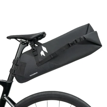 Rockbros AS-157 RideMate ūdensizturīga velosipēda sēdekļa soma 13L, melna